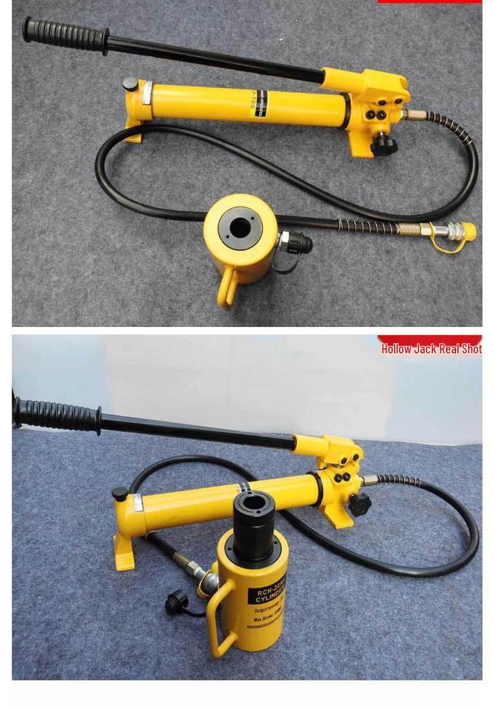 Hollow Jack 30T 100T Vertical Hydraulic 20T Manual Double-Acting Hydraulic Jack