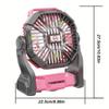 Charging+lighting+fan 3 In 1 Electric Camping Fan, Portable Tent Fan with LED Lantern Suitable for Barbecue or Travel Operation Fan