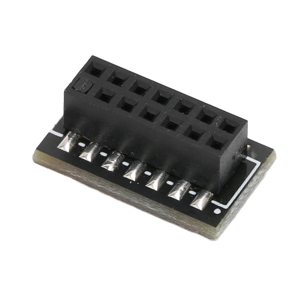 TPM 2.0 Encryption Security Module 14Pin LPC Interface Encryption Security Module for Asrock 14Pin SPI TPM2.0