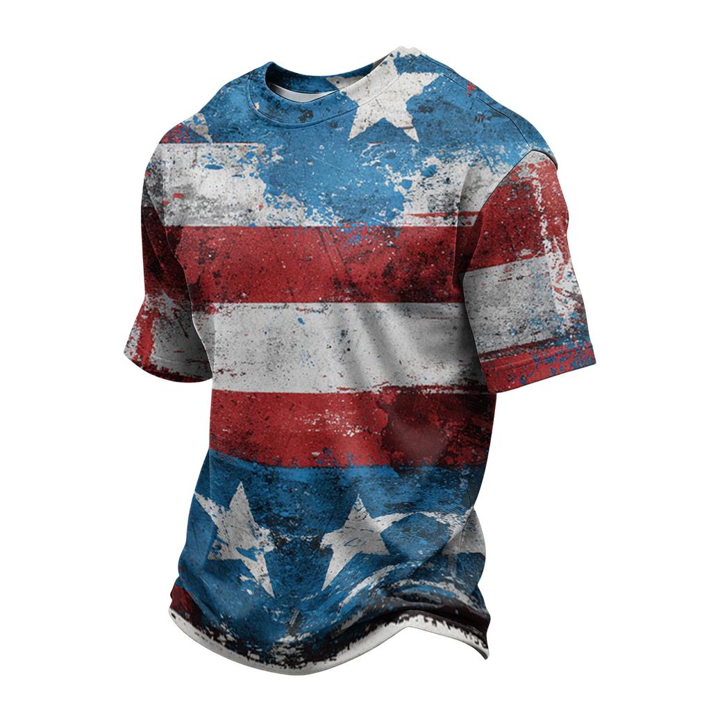 Men's Casual Quick Dry Breathable Mesh Short Sleeve T Shirt Lightweight Comfortable Round Neck Summer Top for Outdoor Sports