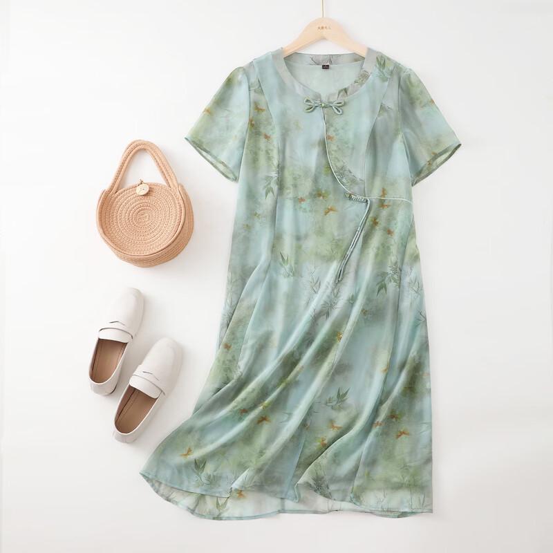 Elegant New Chinese Style Summer Dress XXL