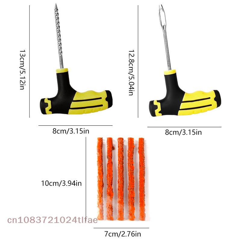 მანქანის საბურავის სარემონტო ხელსაწყოების ნაკრები წებო ზოლები წებო სწრაფი შეკეთება მოტოციკლეტის ვაკუუმის საბურავი უნივერსალური სარემონტო გადაუდებელი