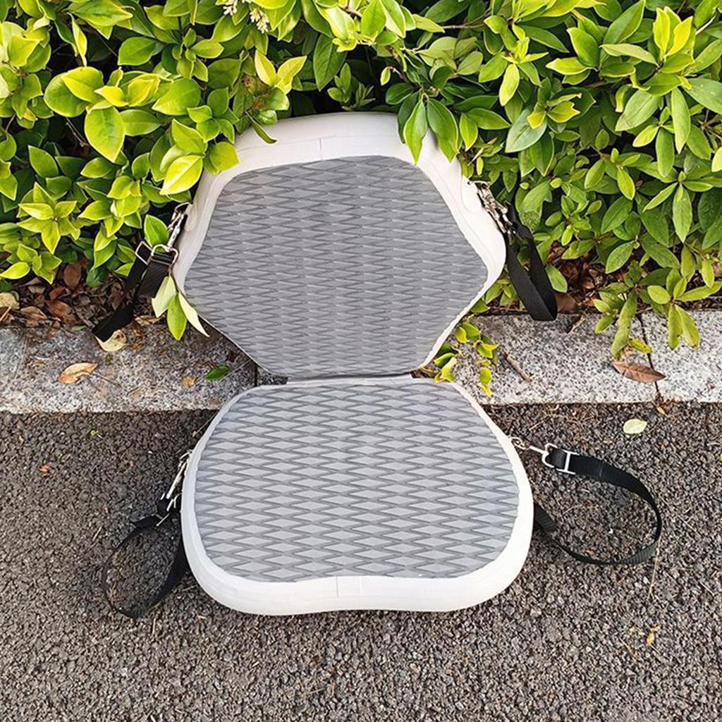 Kayak Inflatable Seat with Backrest Adjustable, Premium, Accessory, Lightweight Versatile Use Easy