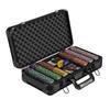 Aluminum Alloy Black K-Type Poker Chip & Chessboard Case