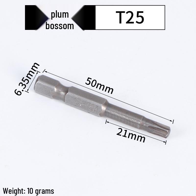 Magnetic Plum Blossom Screwdriver Replacement Bits T15 T20 T25 T30
