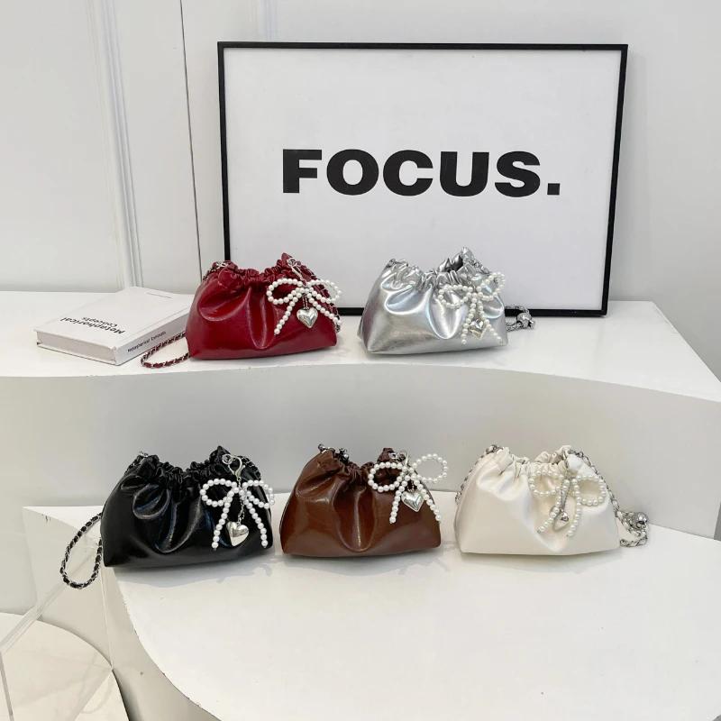 Western-style cloud bag for women  crossbody bag for women  senior niche  new