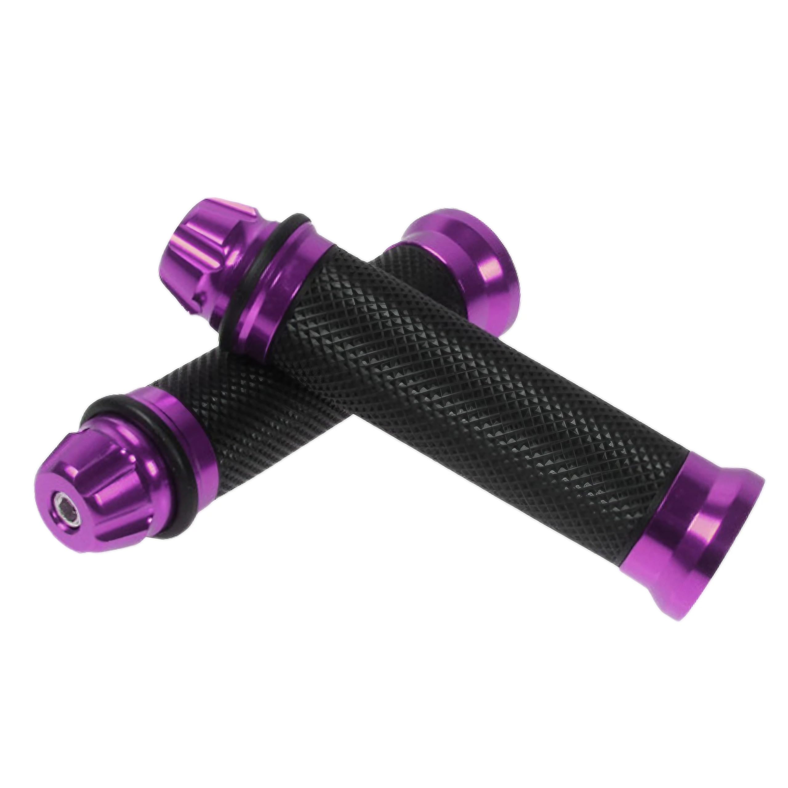 East Leaf Bike Grip Bike Handle Bar End with Aluminum 14x3.8cm фиолетовый