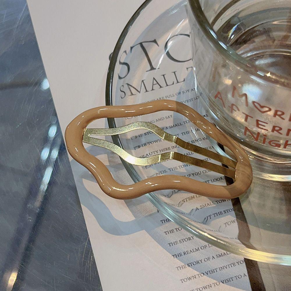 Geometric Clouds Bb Clips Hollow Hollow Metal Hairpin Cute Cloud Hair Clip  Photograph