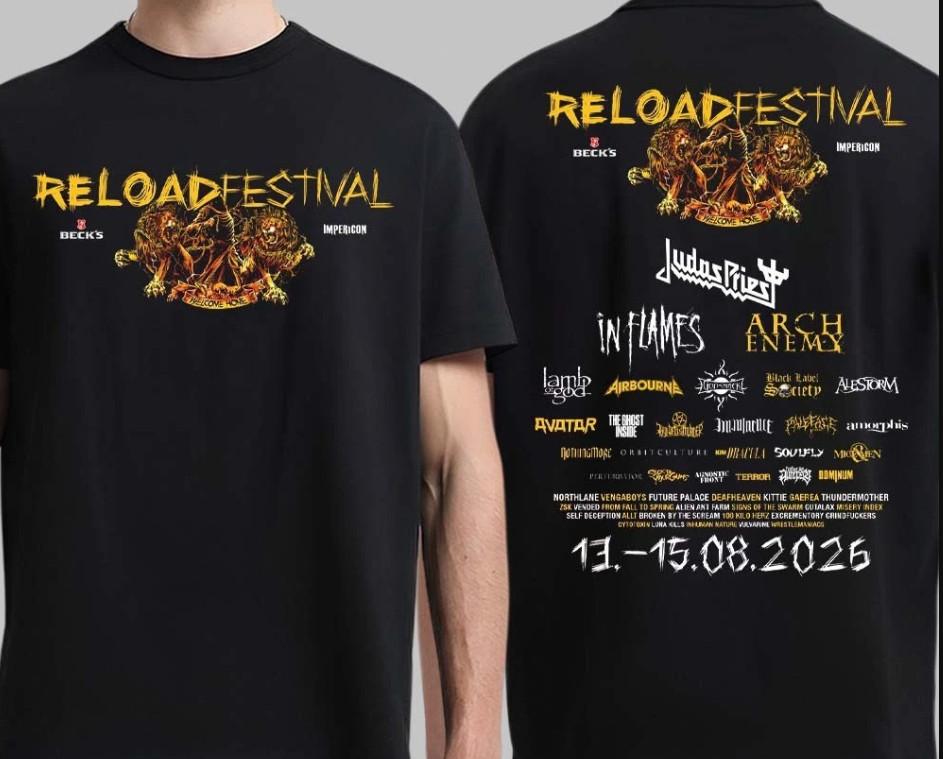 Reloaded Festival 2026 Full Lineup In Sulingen German T-ST-Shirt shirt S