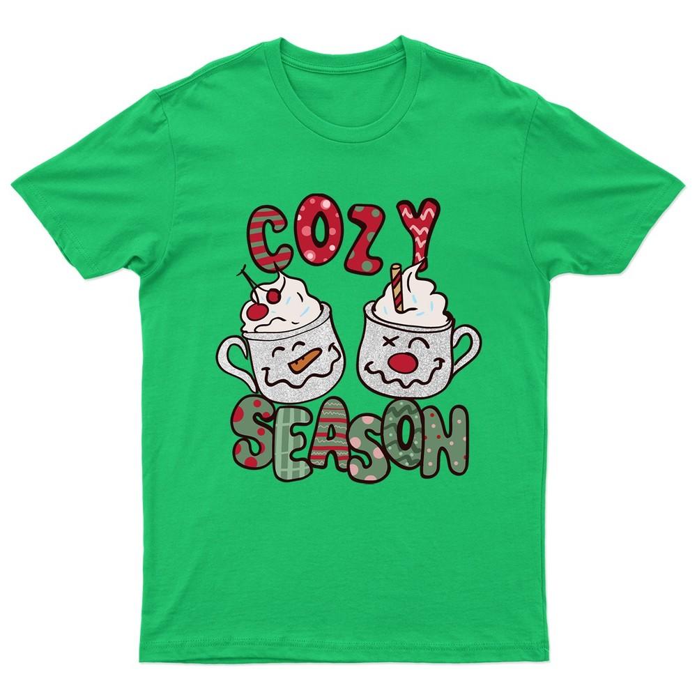 Cozy Season Christmas Holiday TShirt Unisex Gift Retro Seasonal Funny Xmas a S