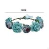 Flower Crown Garland Headpiece Hair Floral Wreath Adjusatble Headbands for Bridal