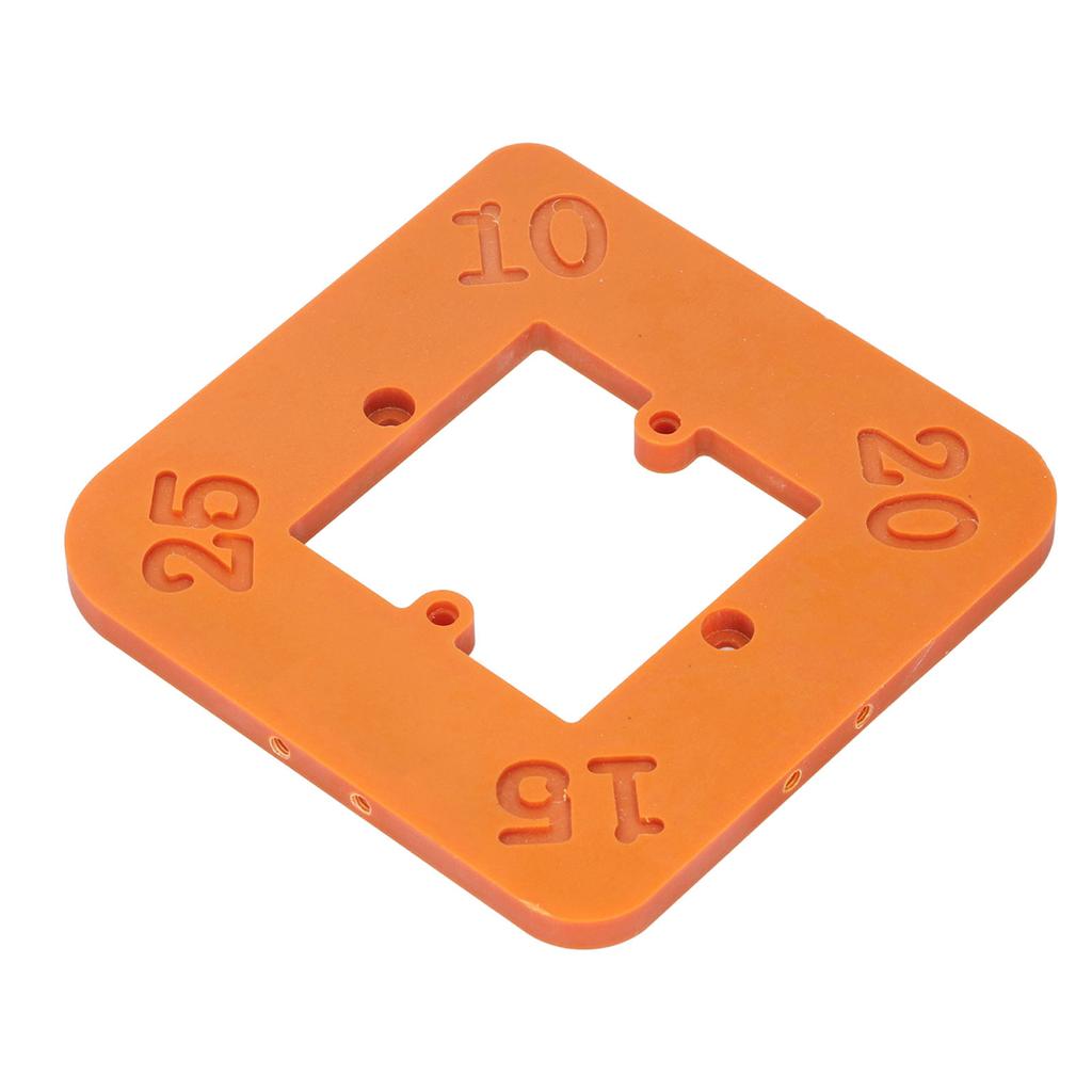 4 in 1 Round Corner Radius Template R10 R15 R20 R25 Wooden Board Corner Routing Template for Woodwor