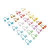 Drinking Straw Lid Cover Silicone Dust Proof Reusable Universal Cute Straw Cover for Drinking 24 PCS Rainbow
