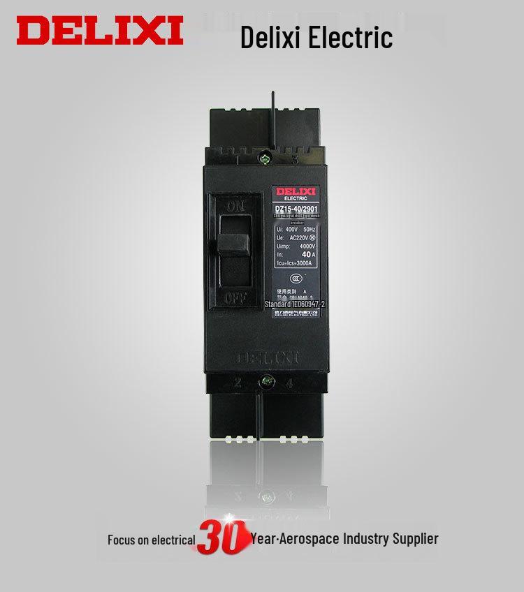 Delixi DZ15-40/2901 40A Plastic Circuit Breaker