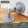 Silicone Anti-Theft Door Stop: Windproof, Anti-Collision, No-Punch Design for Toilets