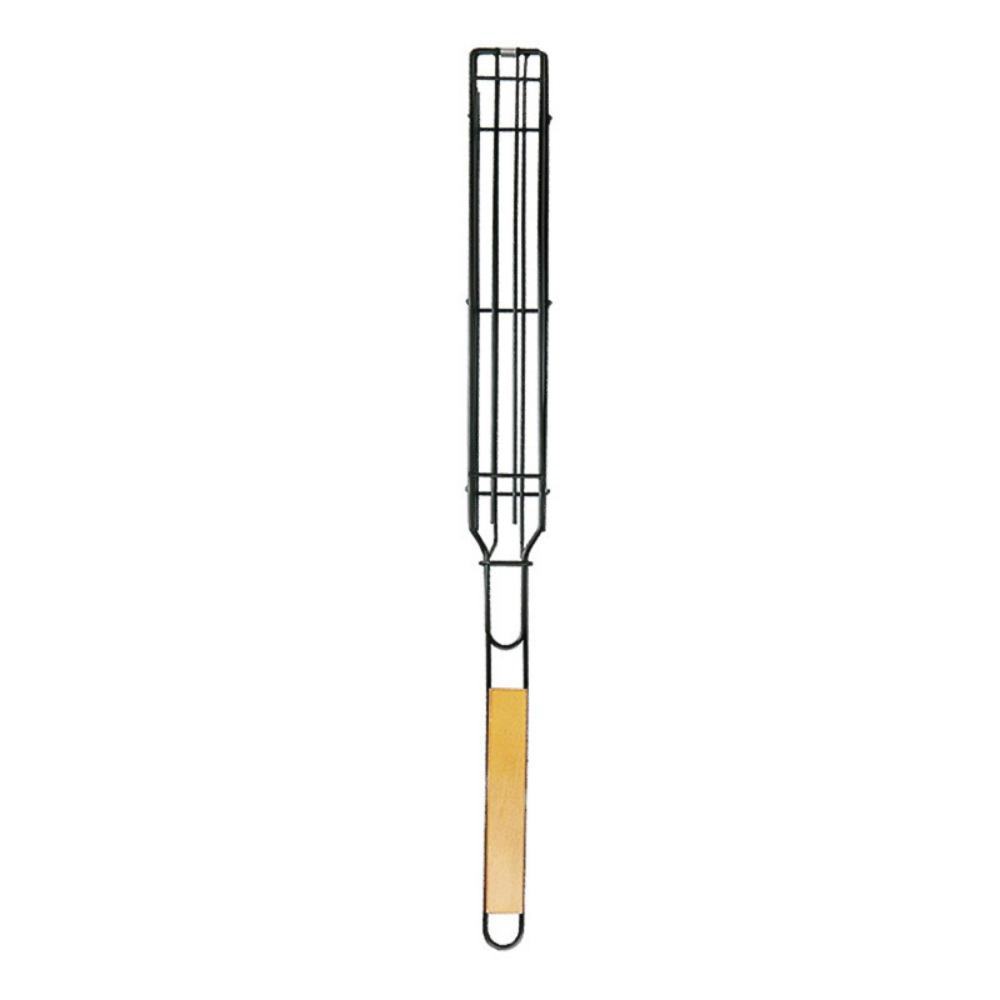Nonstick BBQ Cage Portable BBQ Grilling Basket Barbecue Rack Barbecue Clip Vegetable Rack