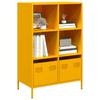 Vidaxl Cabinet, Mustard, 68X39X103.5 Cm, Steel