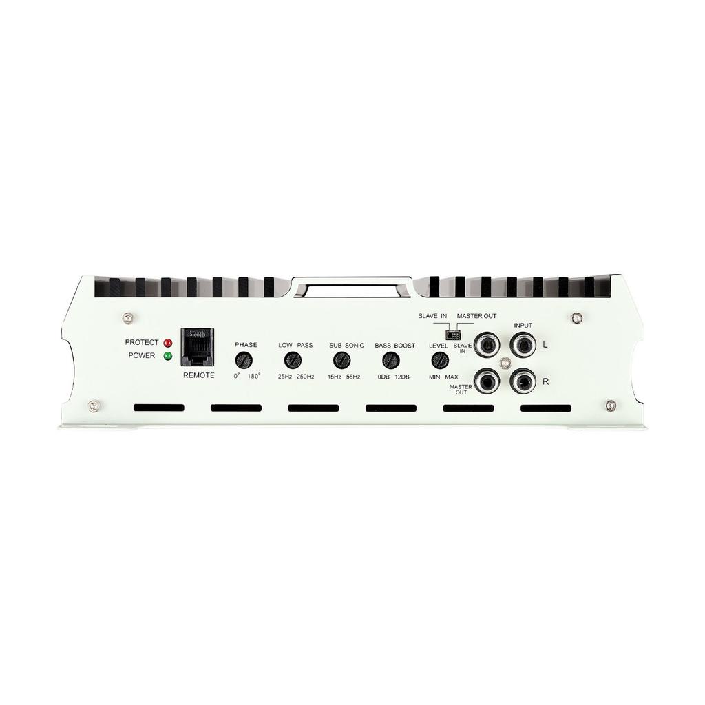 Monoblock Car Amplifier, 800W RMS MAX, 1/2/4 Ohm Stable, 1-Channel Class D Car Audio Amplifier with Remote Subwoofer Level Control, Low Pass Filter,