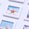 1 Set 1:12 Dollhouse Miniature Summer Beach Photo Frame Landscape Mural Wall Decoration Model Decor Toy Doll House Accessories