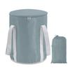 MRG Footbath Bucket 25L Foldable Deep Insulated Large Calf Footbath Footbath Bucket Foldable Insulated Styrofoam Portable Compact Storage Waterproof