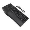 Ergonomic Split Keyboard with Palm Rest Quiet USB 2.0 Wired Keyboard for Laptop with 110 Keys 1.5m Cable Type