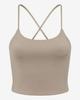 European & American Nude Feel Strap Yoga Set: Tummy Control & Hip Lift Cami with Tight-Fit Sports Pants