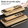 Plating with Screen Protector Cover for Samsung Galaxy Z Fold 8 Ultra 7 6 5 4 Fold8 5G S Pen Slot Hinge Protection Case