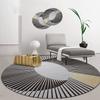 Simple Round Carpet Crystal Velvet Living Room Sofa Coffee Table Blanket Home Office Chair WearResistant And Easy To Take Care Of Foot Pad