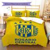 Rosario Central Pattern Bedding Set Quilt Cover Pillowcase Home Decor Gift (1 * duvet cover + 2 * pillowcase, without core)