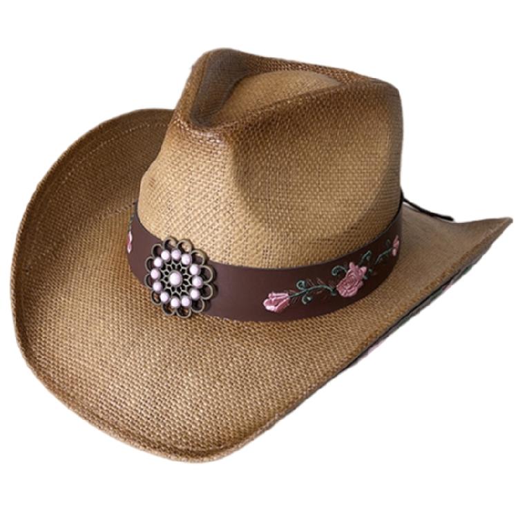 Модные ковбойские шляпы в этническом стиле, с драгоценными камнями, женские, для банкетов, вечеринок, в западном стиле