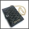 Used Beautiful Condition  Rare Matelass Leather Passport Cover with Chain