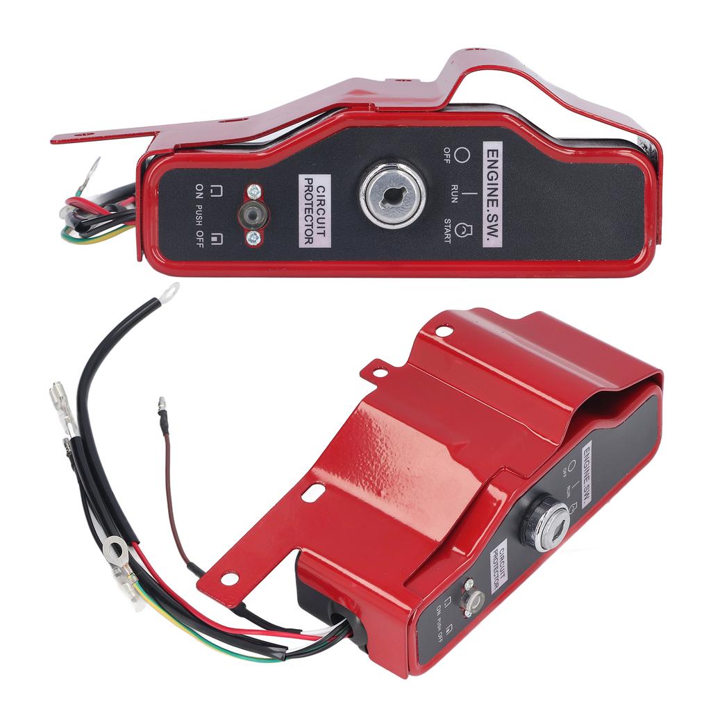 Ignition Key Switch Box Ignition Starter Switch Kit with 2 Keys for GX340 GX390 11hp 13hp Gas