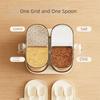 Moisture-proof Condiment Bottle Storage Box Plastic Salt Seasoning Box  for Home