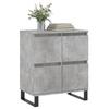 VidaXL Buffet Gris béton 60x35x70 cm Bois d'ingénierie 831224