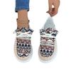Mocasines de Lona con Cordones para Mujer Primavera 2024: Zapatos planos casuales de tela