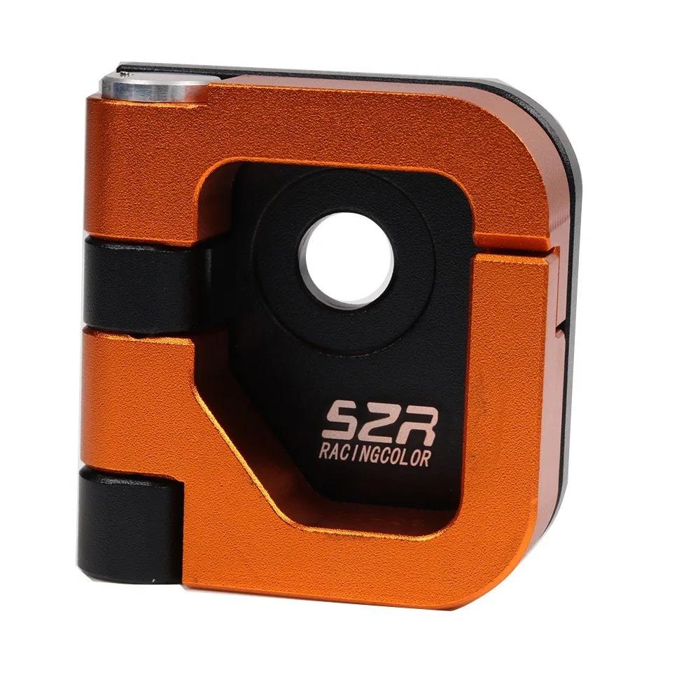 

CNC Aluminum Alloy Helmet Hook Replacement Part Durable Construction Motorcycle Hook Helmet Hanger for Suzuki UU125 UY125 a-Orange