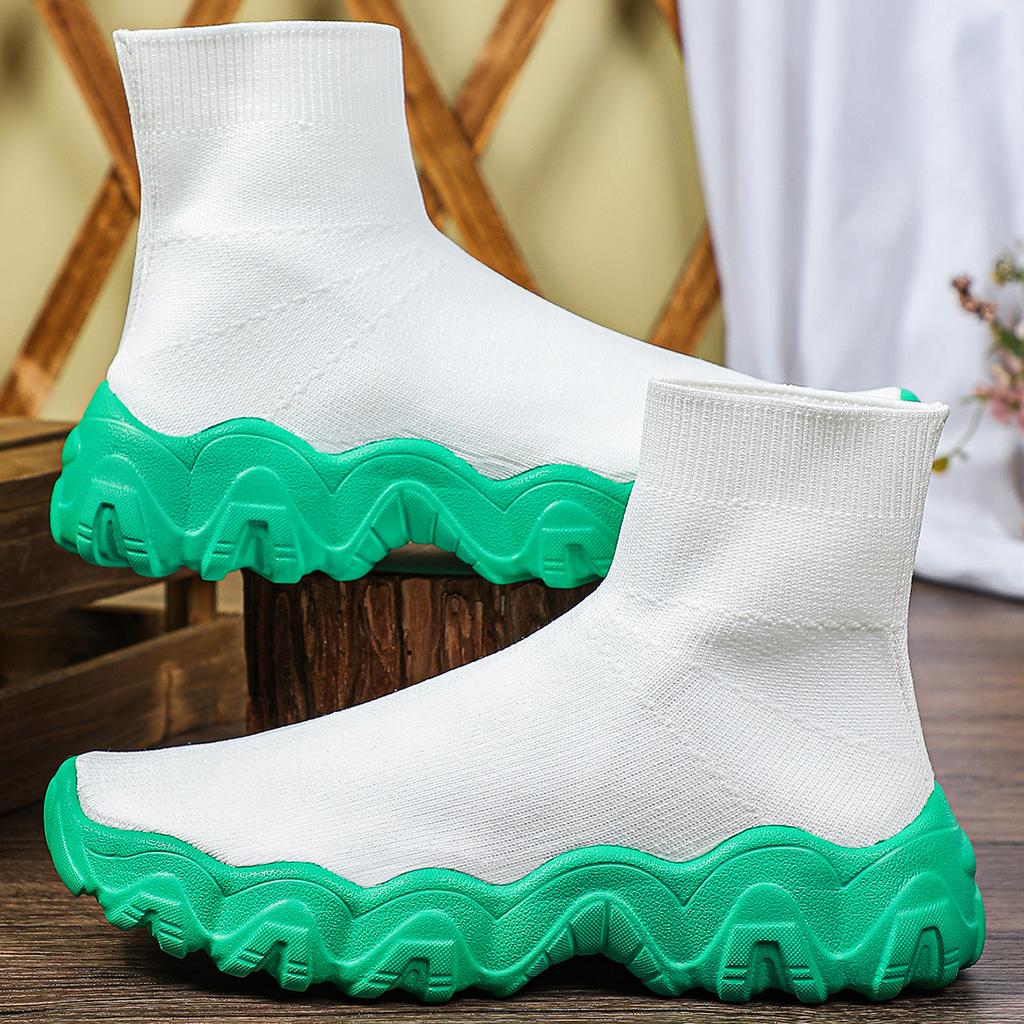 Neue atmungsaktive Socken Schuhe mit Fliegenwebung, lässige Sportschuhe, Outdoor, trendige Paarschuhe