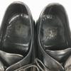 70s 1977? Vintage FLORSHEIM Plain Toe Business Shoes Black Size 10D 27.5-28.0 Men's(USED)