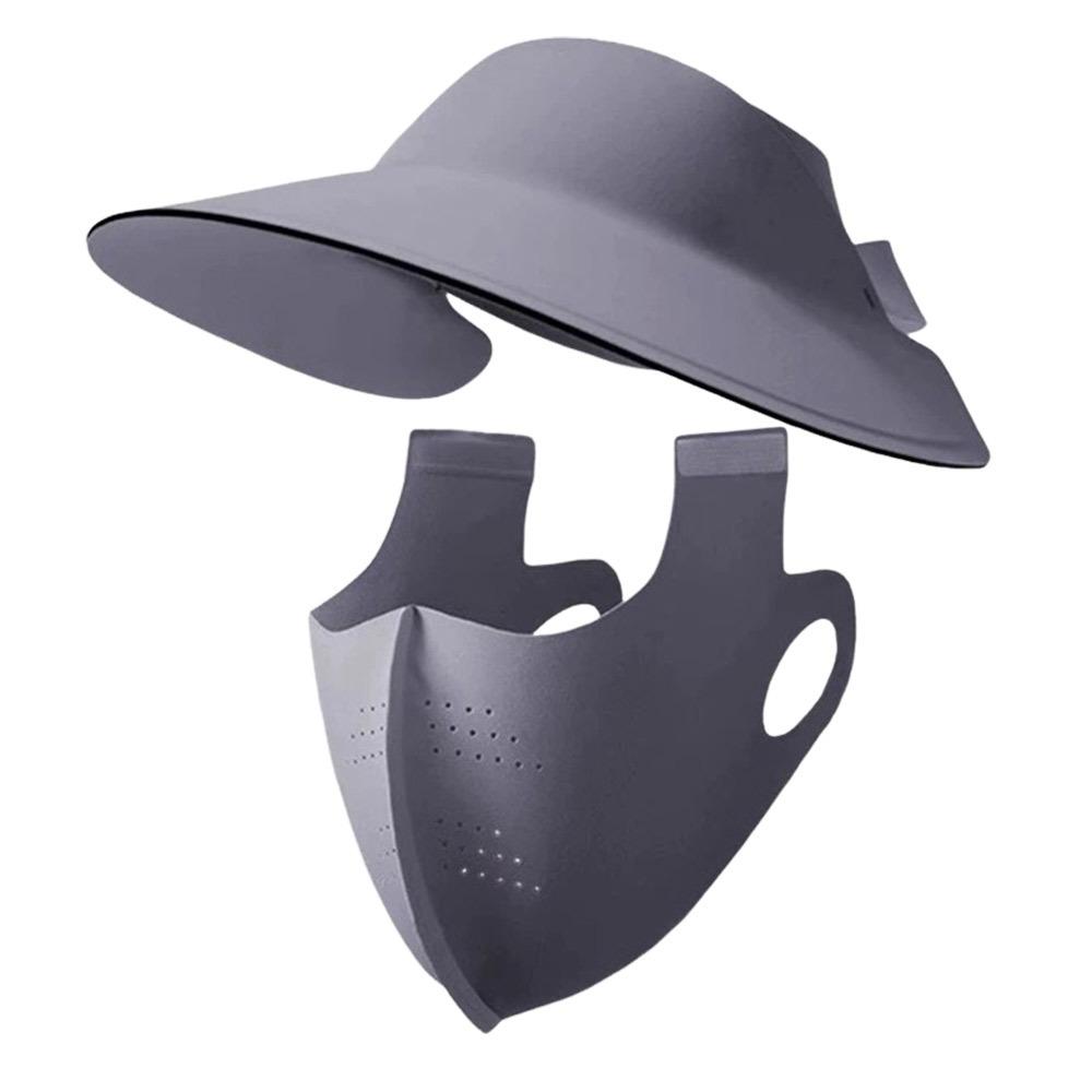 Unisex Eye Protection Cycling Face Mask Full Face 3D Breathable Ice Silk Face Mask Anti-UV Dustproof Sun Protection Mask Summer