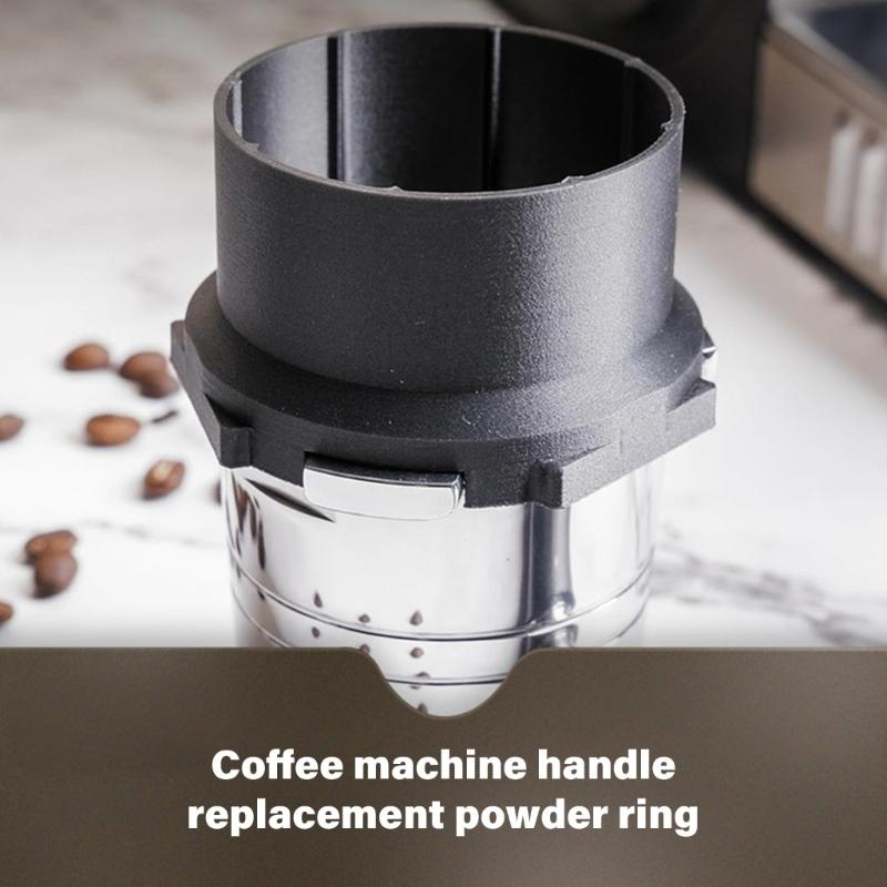 Espresso Dosing Funnel Plastic Construction Coffee Portafilter Accessory Easy Maintenance Ergonomic Brewing Aid