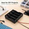 18650 Battery Holder for Repair Wiring, Cell Pack Assembly, Spring Contact Placement, Cover Support, and Projects