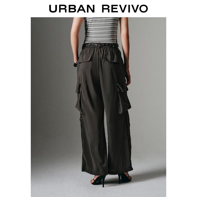 UR 2025 Summer Women's Cargo Wide-Leg Pants