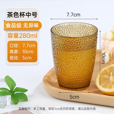 Huabeishi Commercial Acrylic PC Beverage Cups, 5-Pack