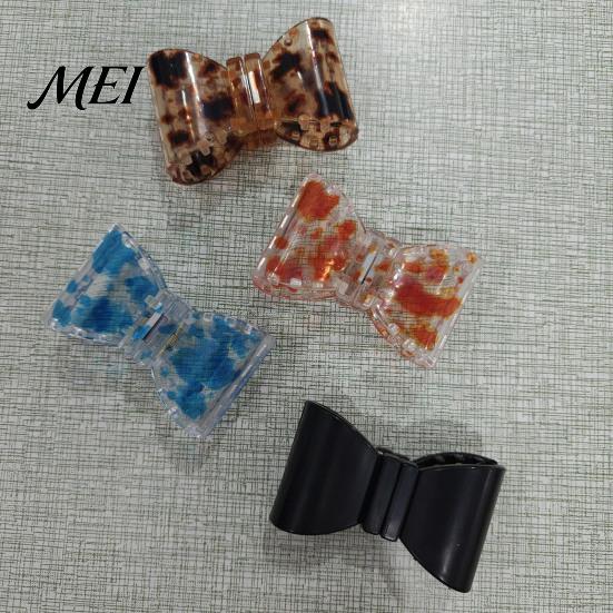 Daily Commute Hair Clip Magnetic Clip, Transparent Anti-Slip Tooth Design Half-tied Pin, Accessory for Medium Long Tortoise Shell
