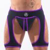 Backless Snax Noir-Violet - Sparta's Harness - JockStrap