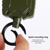 Retractable Key Chain Key Holder Reel with Carabiner 23'' Steel Retractable Cord