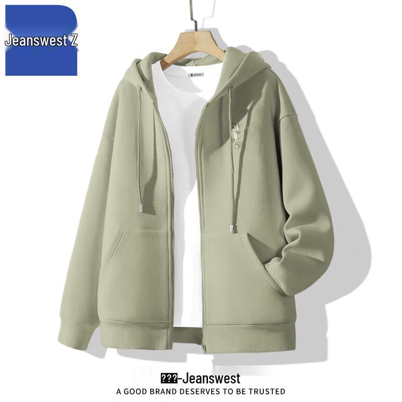 

Jeanswest Z Унисекс Повседневная куртка с капюшоном с принтом бамбука 2XL