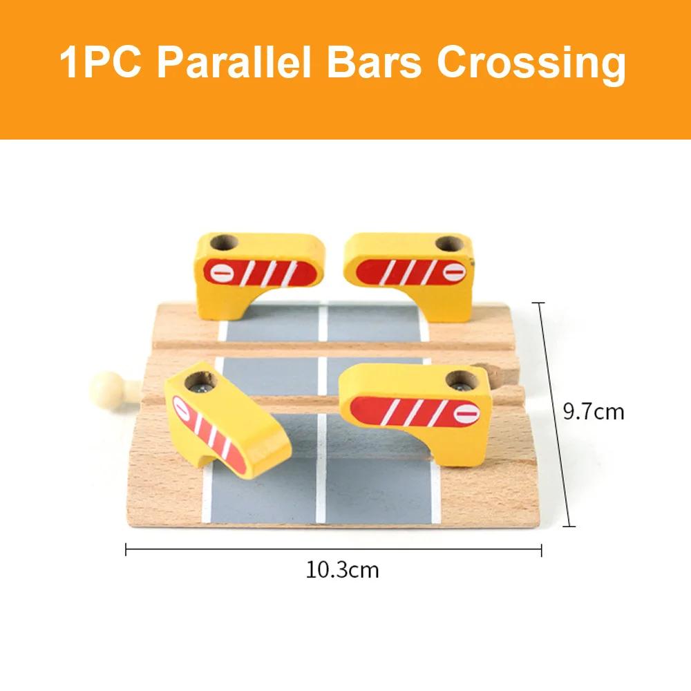 Wooden Train Track Components Beech Train Track Set Kids Train Toys Railway Accessories Fitting Brand Train Toys For Kids