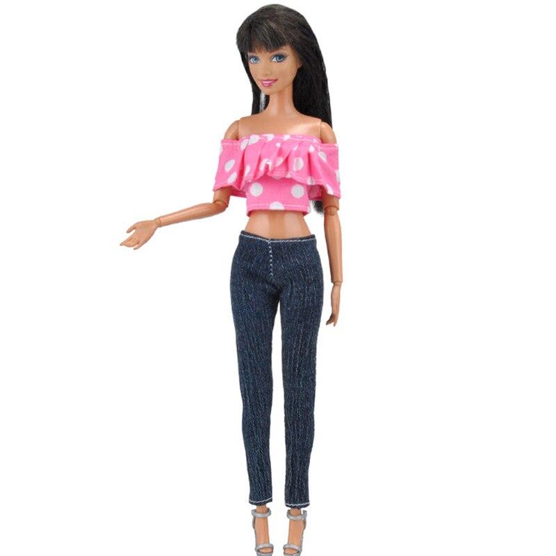 Crop Top Diy Barbie Shirt Buy Fashion Set Short Tops Shirts Long