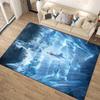 1pc Frozen Carpet Area Rug, Bedroom, and Playroom Durable, Stain-Resistant, and Easy To Clean, Living Room